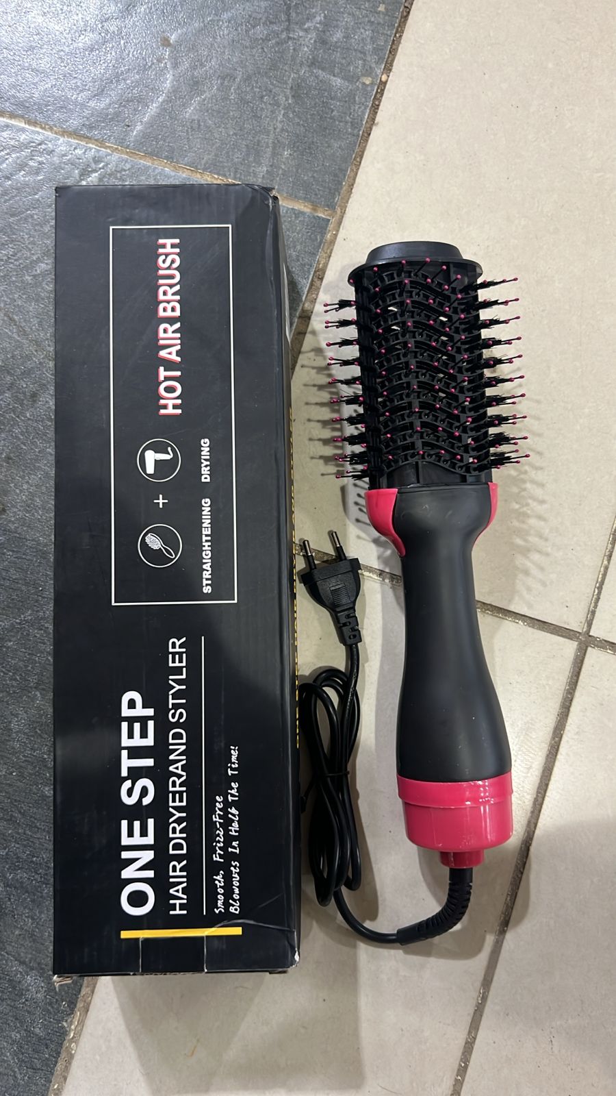 3-in-1 One Step Hot Air Brush Hair Dryer & amp ; Styler