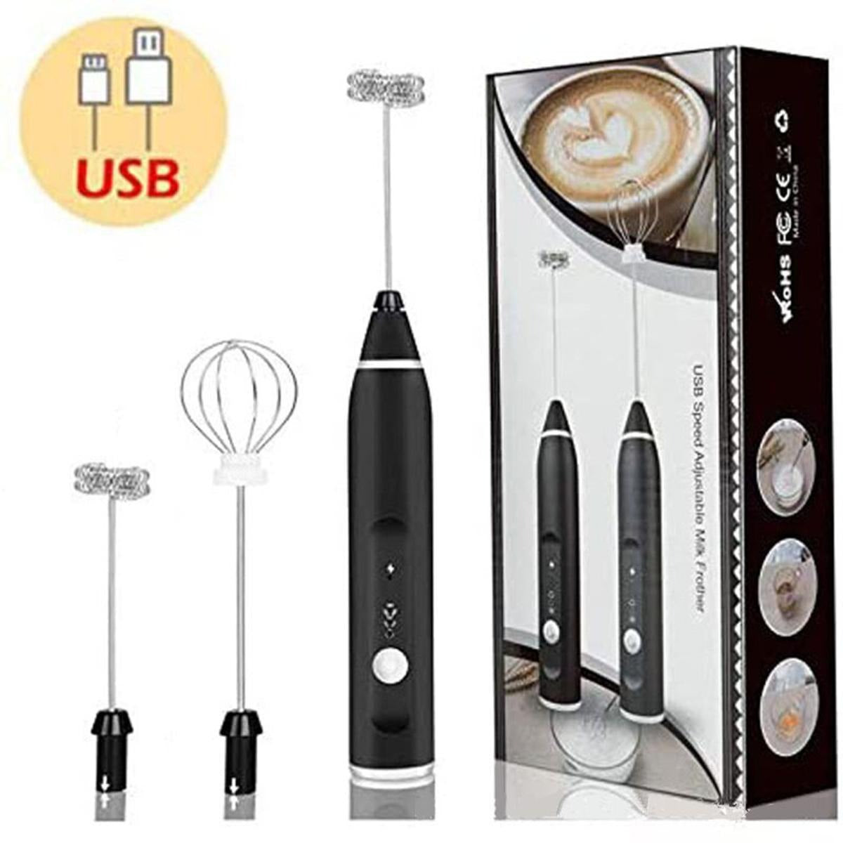 2 in 1 Handheld Whisk &amp; Drink Mixer For Coffee