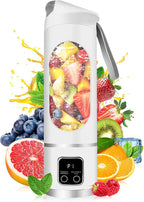 Portable Blender Personal Electric USB | 500ml Portable Juicer for Shakes and Smoothies | Small Blender for Mixing