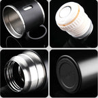 Stainless Steel Vacuum Flask Hot & Cold Thermos Bottle Set