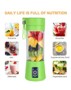 Electric Mini Portable Juicer Blender USB Recahrgeable