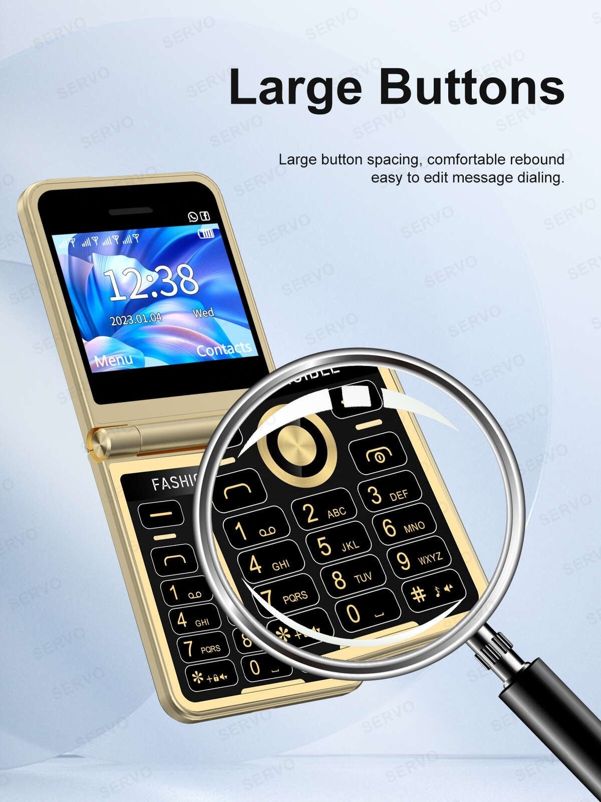 P20 Original Mobile | 2.4" Full Display | 2500mAh Long Battery | 4 SIM Support | PTA Registered