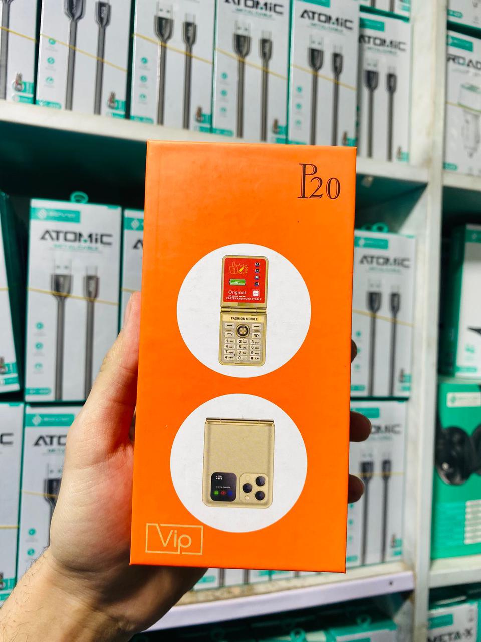 P20 Original Mobile | 2.4" Full Display | 2500mAh Long Battery | 4 SIM Support | PTA Registered